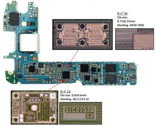 三星Galaxy S6拆解和關鍵器件物理分析