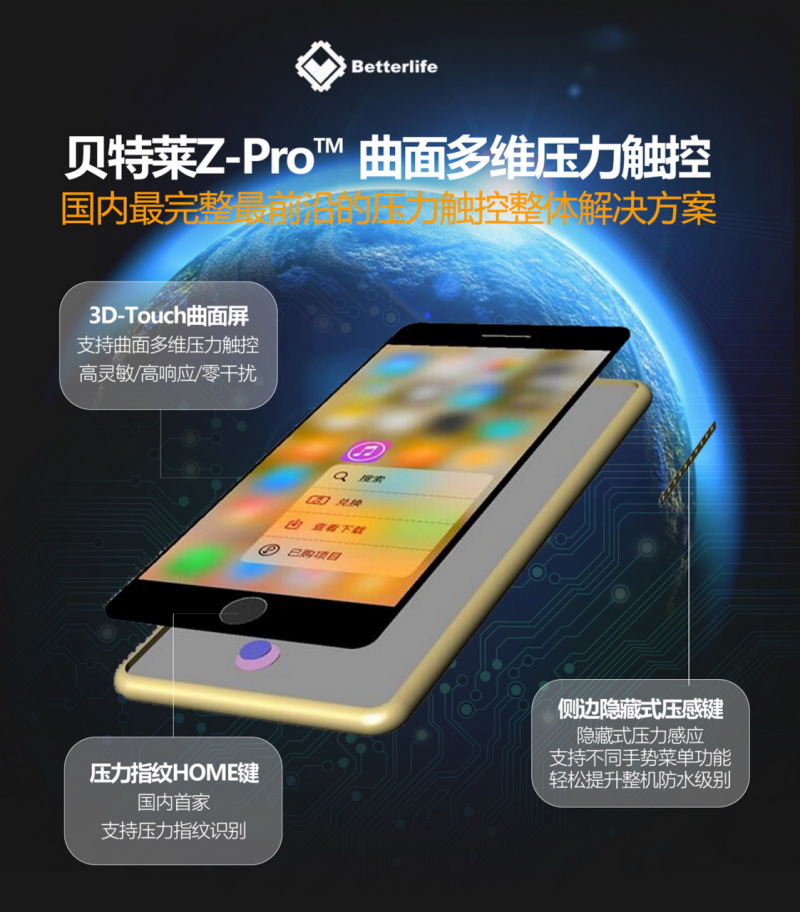 厲害了WORD貝特萊，國內首款 Z-Pro™ 曲面多維壓力觸控震撼發布！