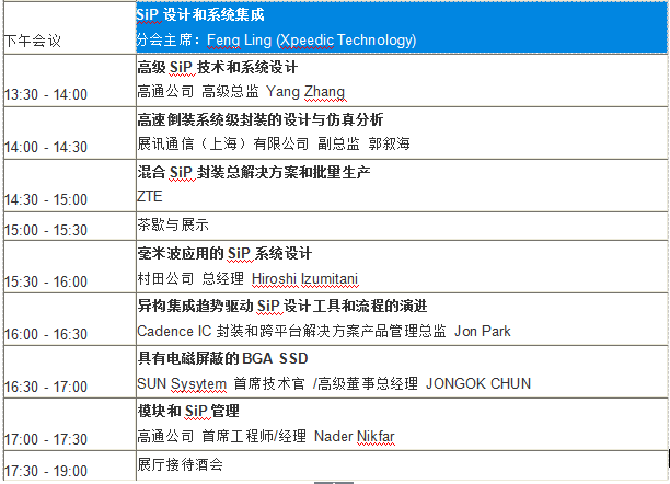 全球頂級(jí)SiP專家十月齊聚深圳