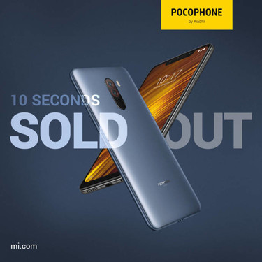 小米POCOPHONE F1印度首銷10秒售罄