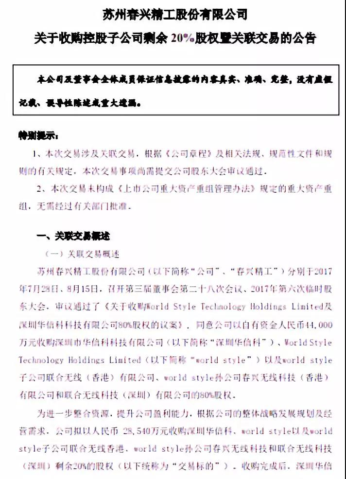 春興精工：2018年凈利4054.17萬元，同比增長111.29%