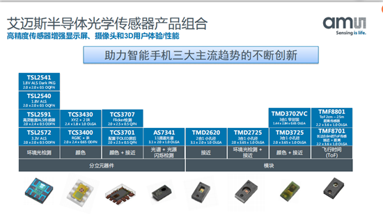 艾邁斯半導體：助力智能手機三大主流趨勢不斷創新