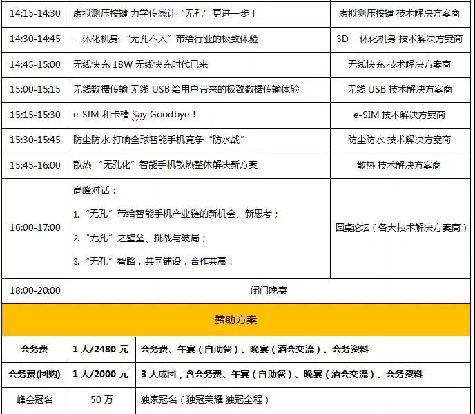 “無孔不入”2019 首屆智能手機無孔化趨勢峰會 暨 資源對接會