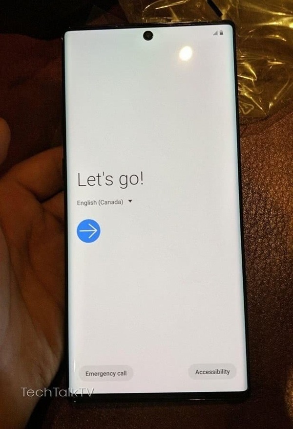 三星 Note 10曝光，屏占比最高的手機