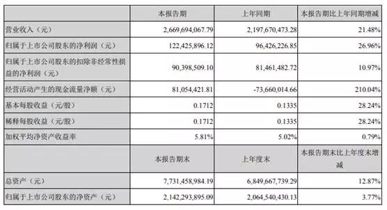 聯創電子上半年凈利潤1.22億元 擬發可轉債募資3億元