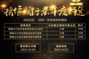 2020年攝像頭行業(yè)最具影響力企業(yè)獎、最具投資價值獎、最具技術(shù)創(chuàng)新獎評選火熱投票中！